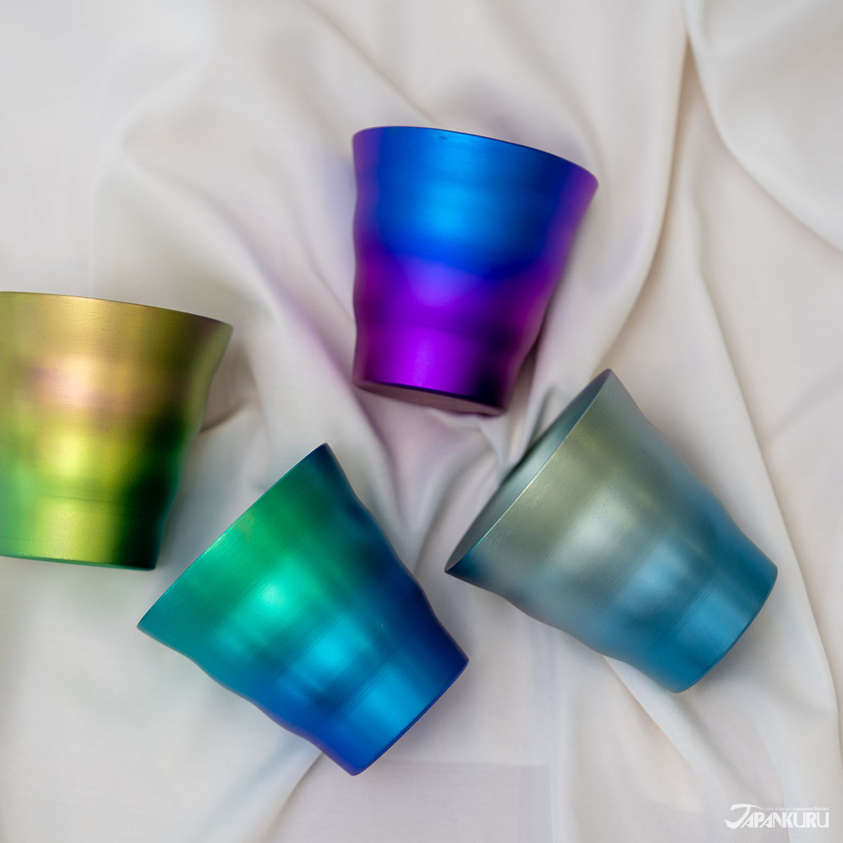 Art tech｜絢麗波紋勾勒出的高質感鈦金屬杯